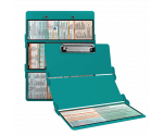 WhiteCoat Clipboard® Trifold - Teal Physical Therapy Edition